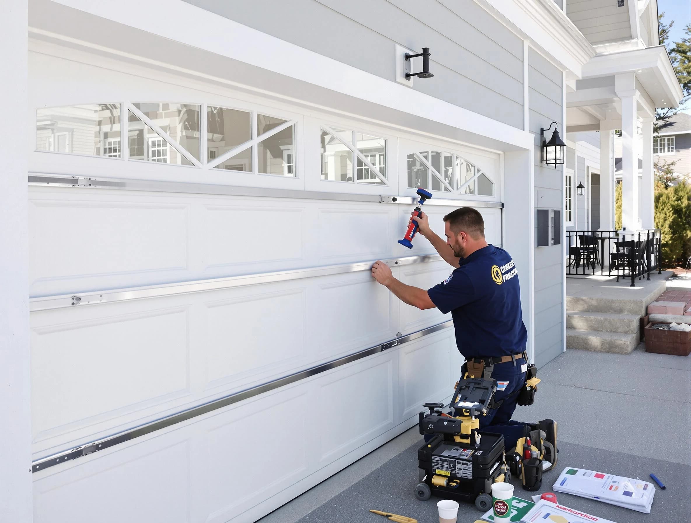 Professional garage door installation by Mount Olive Garage Door Repair in Mount Olive