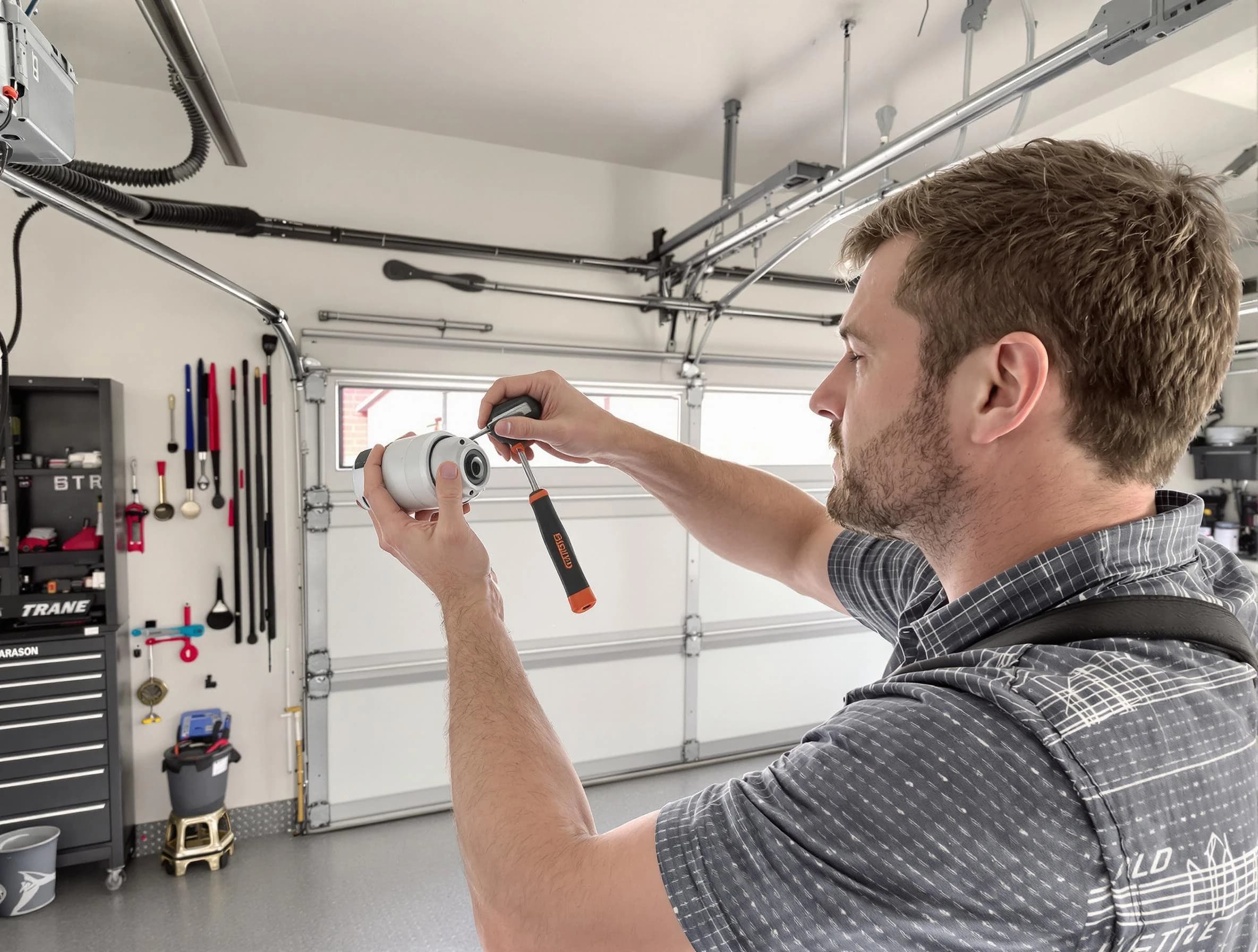 Garage door opener repair service by Mount Olive Garage Door Repair in Mount Olive