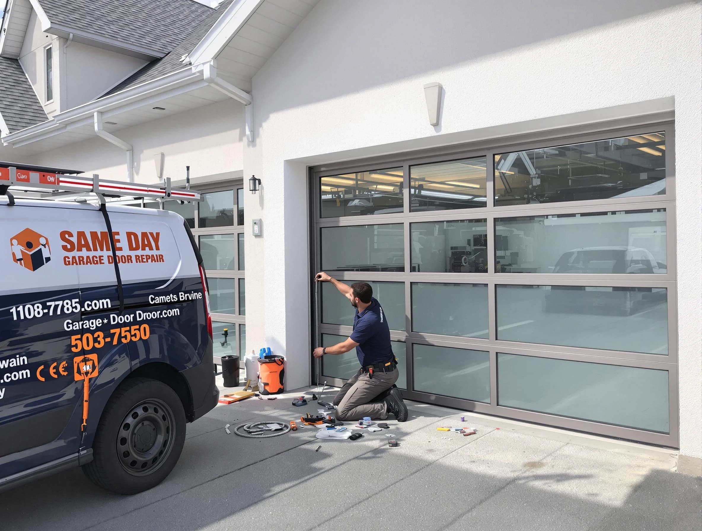 Same-day garage door repair service by Mount Olive Garage Door Repair in Mount Olive