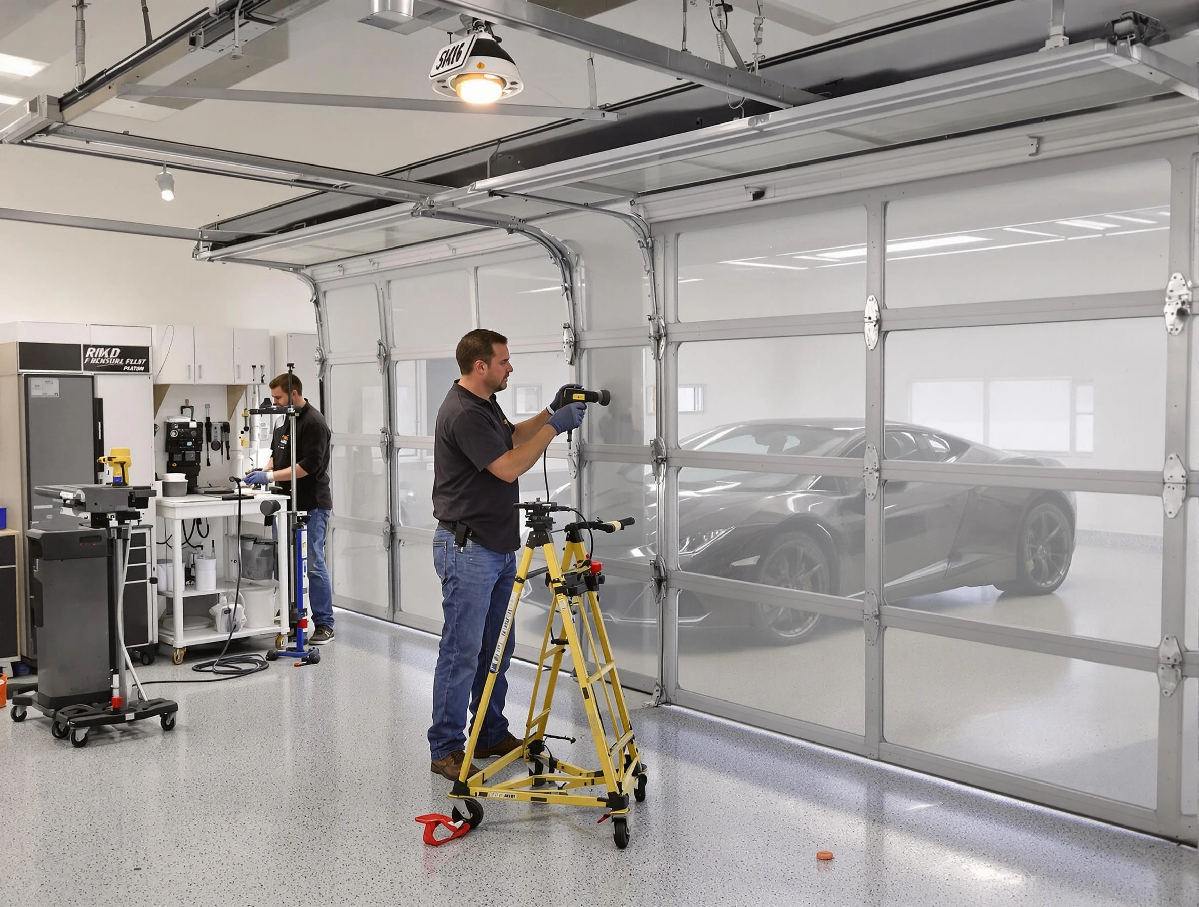 Garage Door Dents Repair in Mount Olive