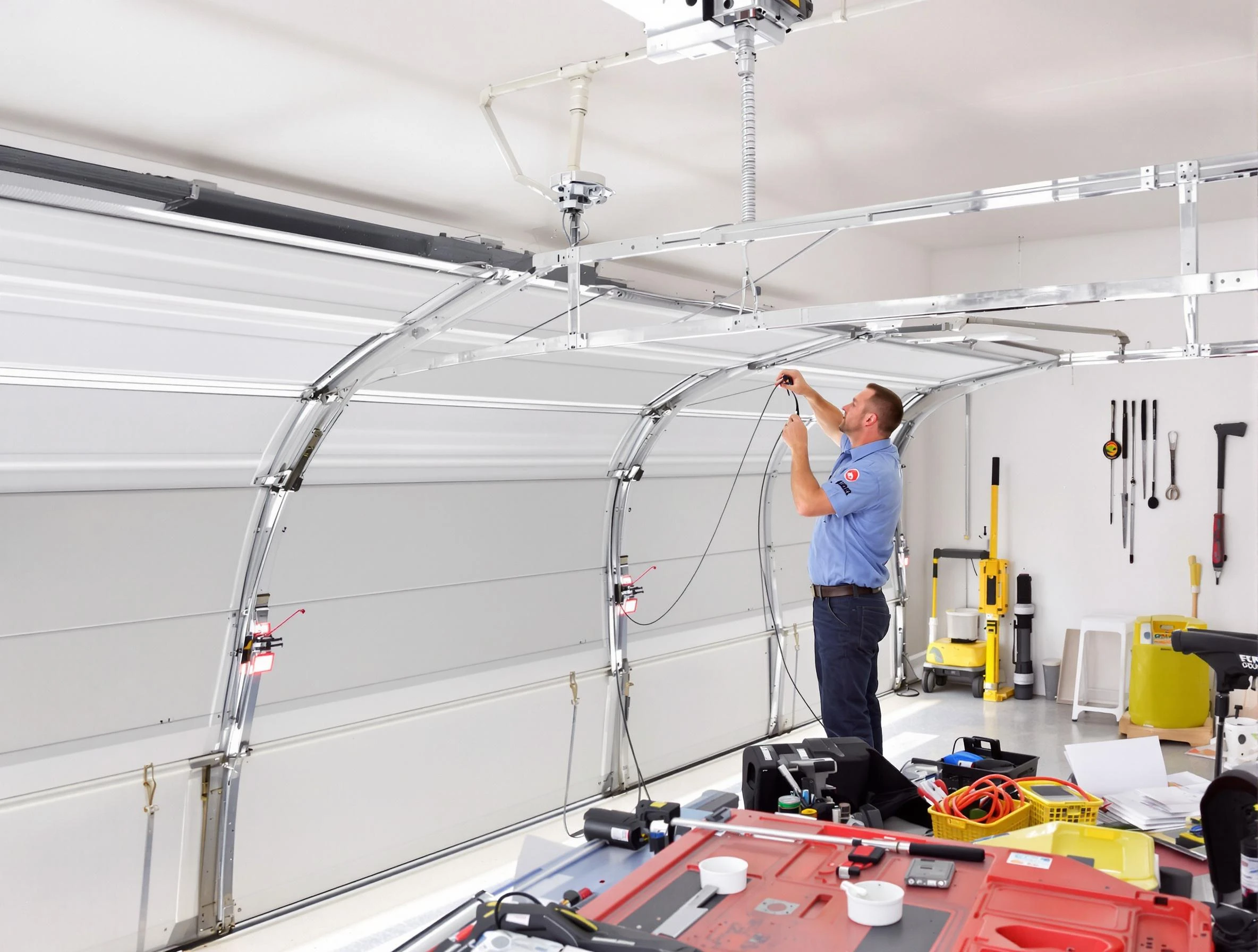 Garage door cable repair service by Mount Olive Garage Door Repair in Mount Olive