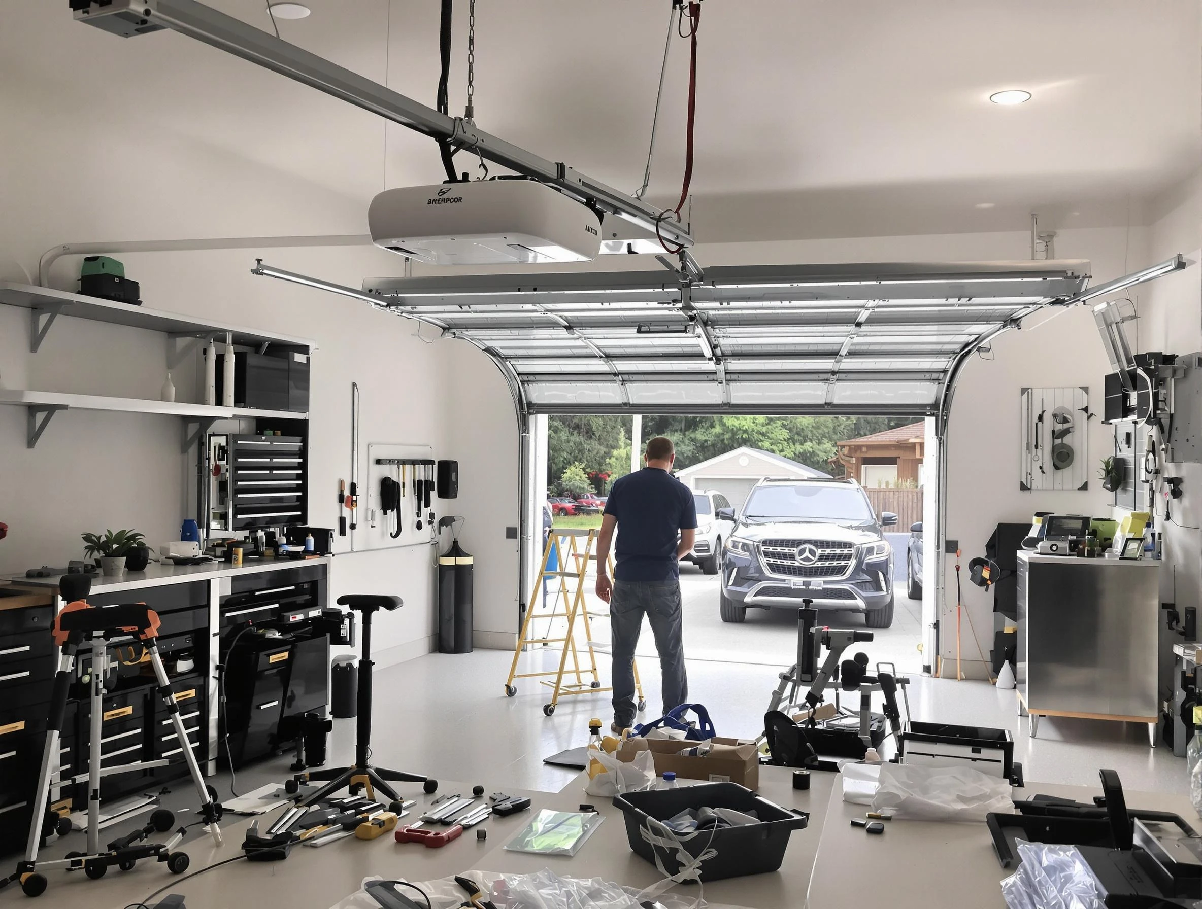 Garage door opener installation by Mount Olive Garage Door Repair in Mount Olive