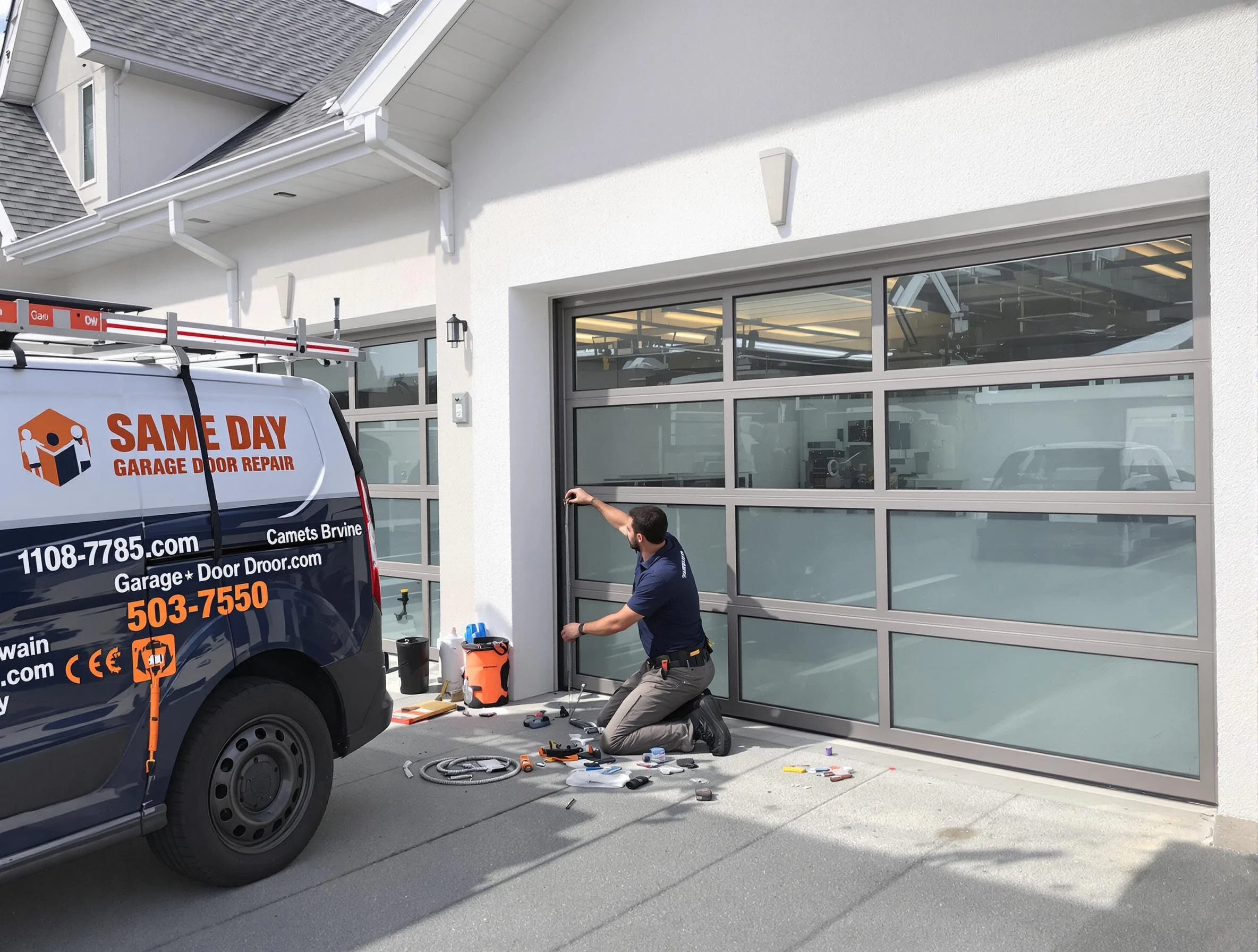 Same-day garage door repair service by Mount Olive Garage Door Repair in Mount Olive